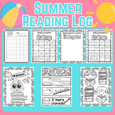 EDITABLE Reading Log Reading Challenge Summer Reading Book