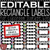 EDITABLE Rectangle Labels {great for the Really Good Stuff