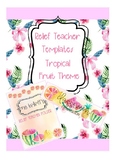 EDITABLE Relief Teacher Template Summer Fruit Theme