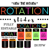 EDITABLE Rotation Slides with TIMER - Ready to use - Small