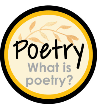 Preview of EDITABLE Scaffolded Digital Lesson - What is poetry