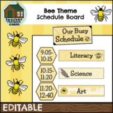 EDITABLE Schedule Board | Bee Theme Decor