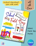 EDITABLE School Field Day, Printable Pto PTA, Social Media