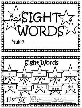 EDITABLE Sight Word Book by Wilder Learning Corner | TpT