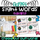 EDITABLE Sight Words Fidget Bubble Poppers CENTERS | Read 