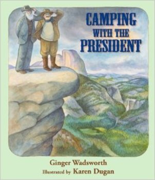 Preview of EDITABLE SmartBoard lesson for John Muir and Camping with the President