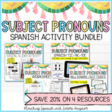 Spanish Subject Pronouns Activity Bundle