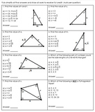 EDITABLE Special Right Triangles and Trigonometry Assessme