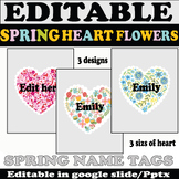 Spring Bulletin Board Spring Flower Name Tags Clipart | ED
