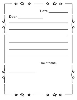 Preview of EDITABLE Star Student Letter Template and Cover for Book