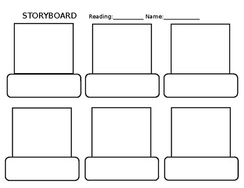 EDITABLE Storyboard Template WORD by Tschoegel | TpT