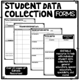 EDITABLE Student Data Collection Forms (MTSS & RTI) GOOGLE