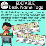 EDITABLE Student Desk Name Tags - FUNdational aligned