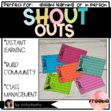 EDITABLE Student SHOUT OUTS | FREE Student SHOUT outs
