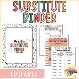EDITABLE Sub Binder | Substitute Forms & Templates