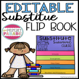 EDITABLE Substitute Flip Book