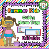 EDITABLE Summer Cubby or Table Names  for Summer Camp, Pro