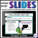 EDITABLE TEMPLATES for Google Slides™ DRAGON CUTIES Digita