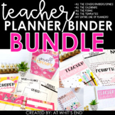 Teacher Planner BUNDLE (Editable)