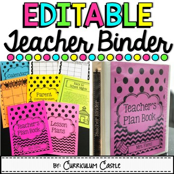 Editable School Calendar Teaching Resources | TPT