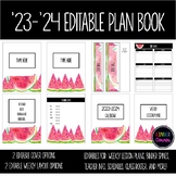 EDITABLE Teacher Planner 2023-2024 – Watermelon Theme