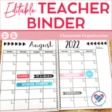 EDITABLE Teacher Planner and Binder