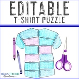 EDITABLE Tshirt Template: Great for Wear Red Day or Orange