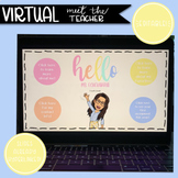 EDITABLE Virtual Meet The Teacher