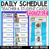 Daily Schedule Cards - EDITABLE Visual Schedule