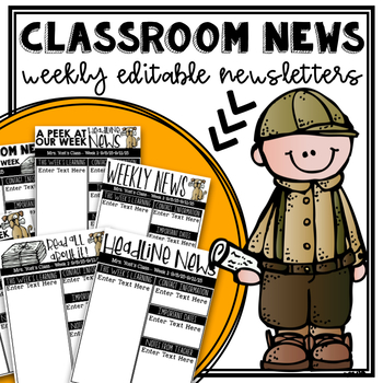 Preview of EDITABLE Weekly Newsletter Templates