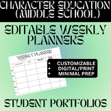 EDITABLE Weekly Planner