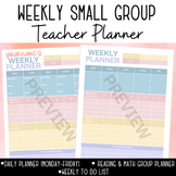 EDITABLE Weekly Planner, Small Group Planner and To-Do Lis