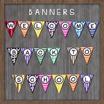 Back to School Banner by Catherine S | TPT