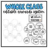 EDITABLE Whole Class Reward System | Flower Incentive | Cl