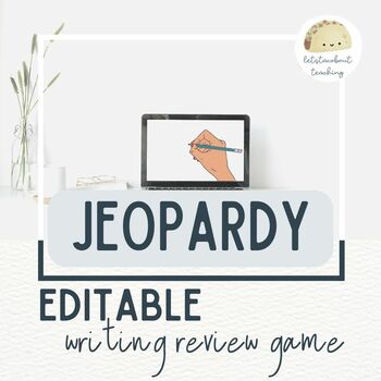 Preview of EDITABLE Writing Jeopardy Review Game - Revising & Editing