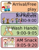 EDITABLE classroom schedule