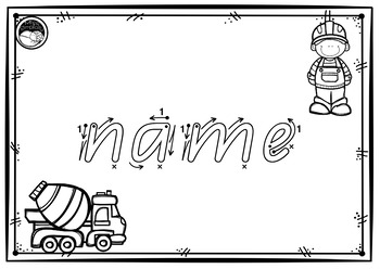 editable first name trace sheets for k pp prep beginners qld font 10