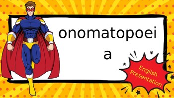 Preview of EDU Onomatopoeia Education Presentation: Engaging and Interactive