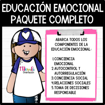 EDUCACIÓN EMOCIONAL - PAQUETE COMPLETO DE ACTIVIDADES (EN ESPAÑOL)