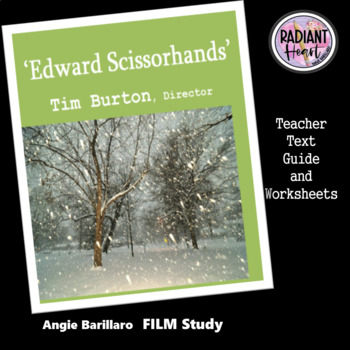 Preview of EDWARD SCISSORHANDS FILM STUDY UNIT Text Guide and Worksheets DISTANCE LEARNING