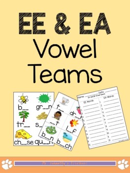 Preview of EE & EA Vowel Team