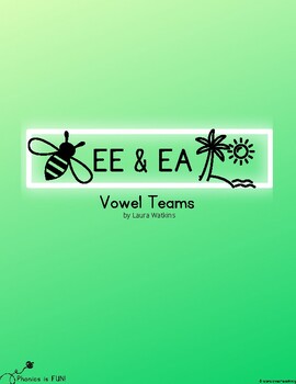 Preview of EE/EA Vowel Teams Lesson - FREE