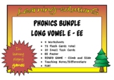 EE - Phonics - Long Vowel e - Worksheets, Flash Cards, Tas