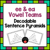 EE and EA Decodable Sentence Pyramids: Long E Vowel Teams