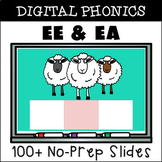 EE and EA Words Structured Digital Phonics Lessons