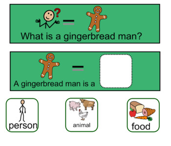 Preview of Gingerbread Man (Interactive) Smart Notebook Activity