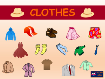 Clothes - vocabulary general vocabul…: English ESL powerpoints