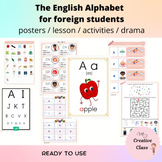EFL : The English Alphabet for foreign learners (posters, 