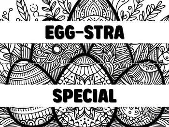 Preview of EGG-STRA SPECIAL ACTS OF KINDNESS! Easter Craft and Decor Kit