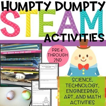 Preview of Humpty Dumpty Nursery Rhyme STEM activities